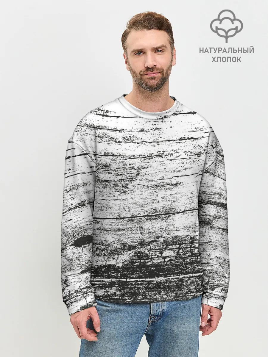 Мужской свитшот базовый / Деревянный