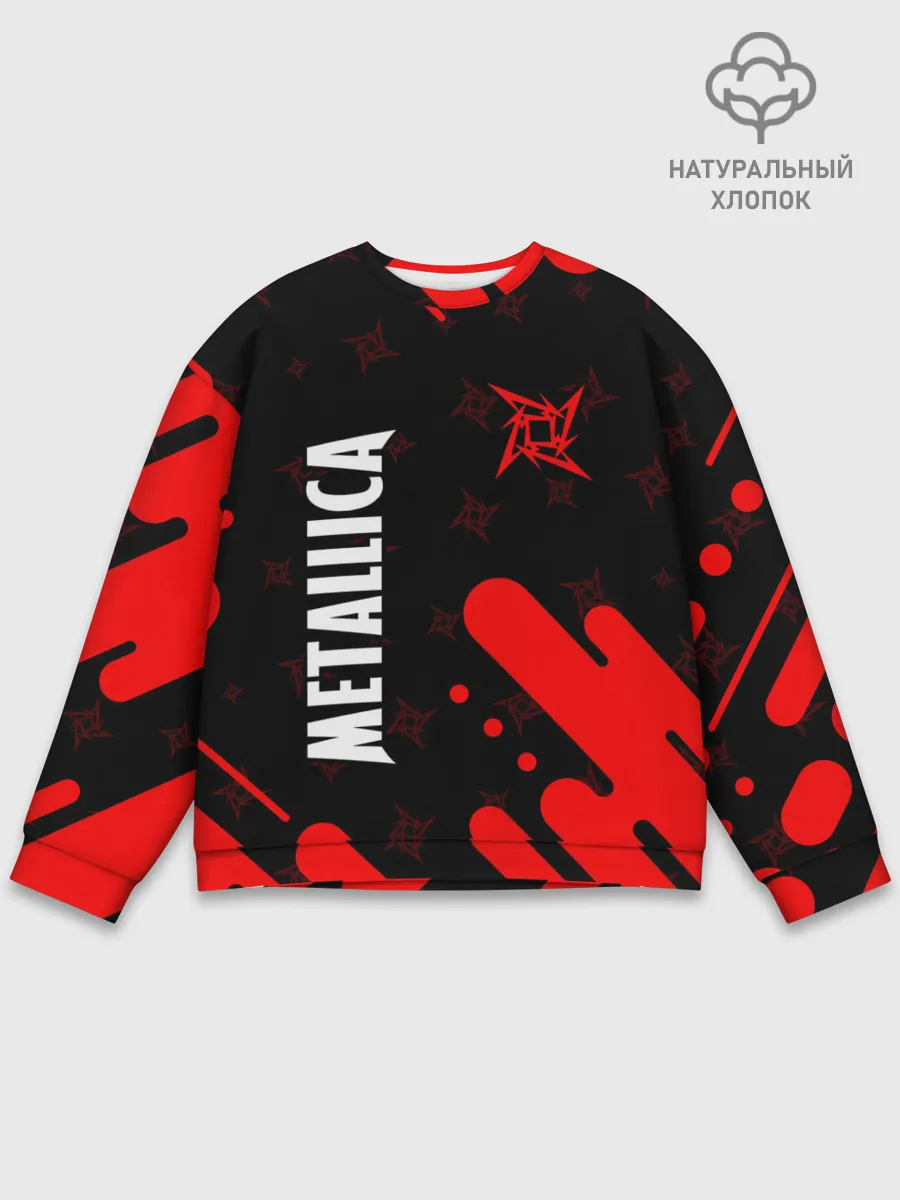 Мужской свитшот базовый / METALLICA / МЕТАЛЛИКА