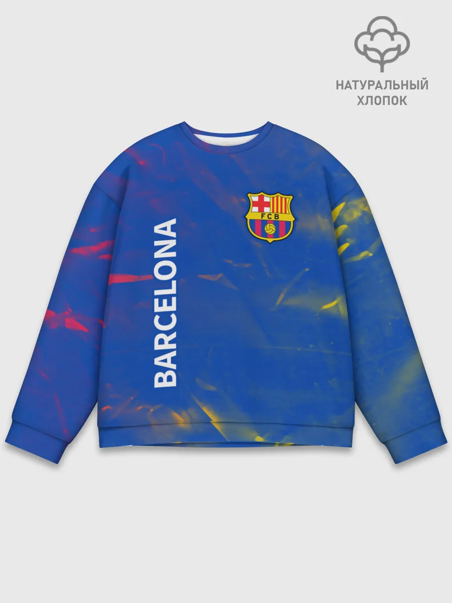 Мужской свитшот базовый / BARCELONA / БАРСЕЛОНА