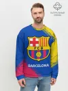 Мужской свитшот базовый / BARCELONA / БАРСЕЛОНА