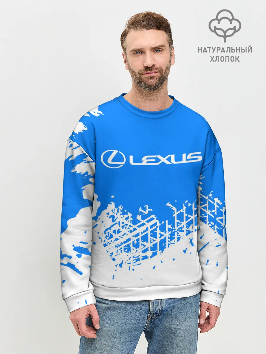 Мужской свитшот базовый / LEXUS / ЛЕКСУС