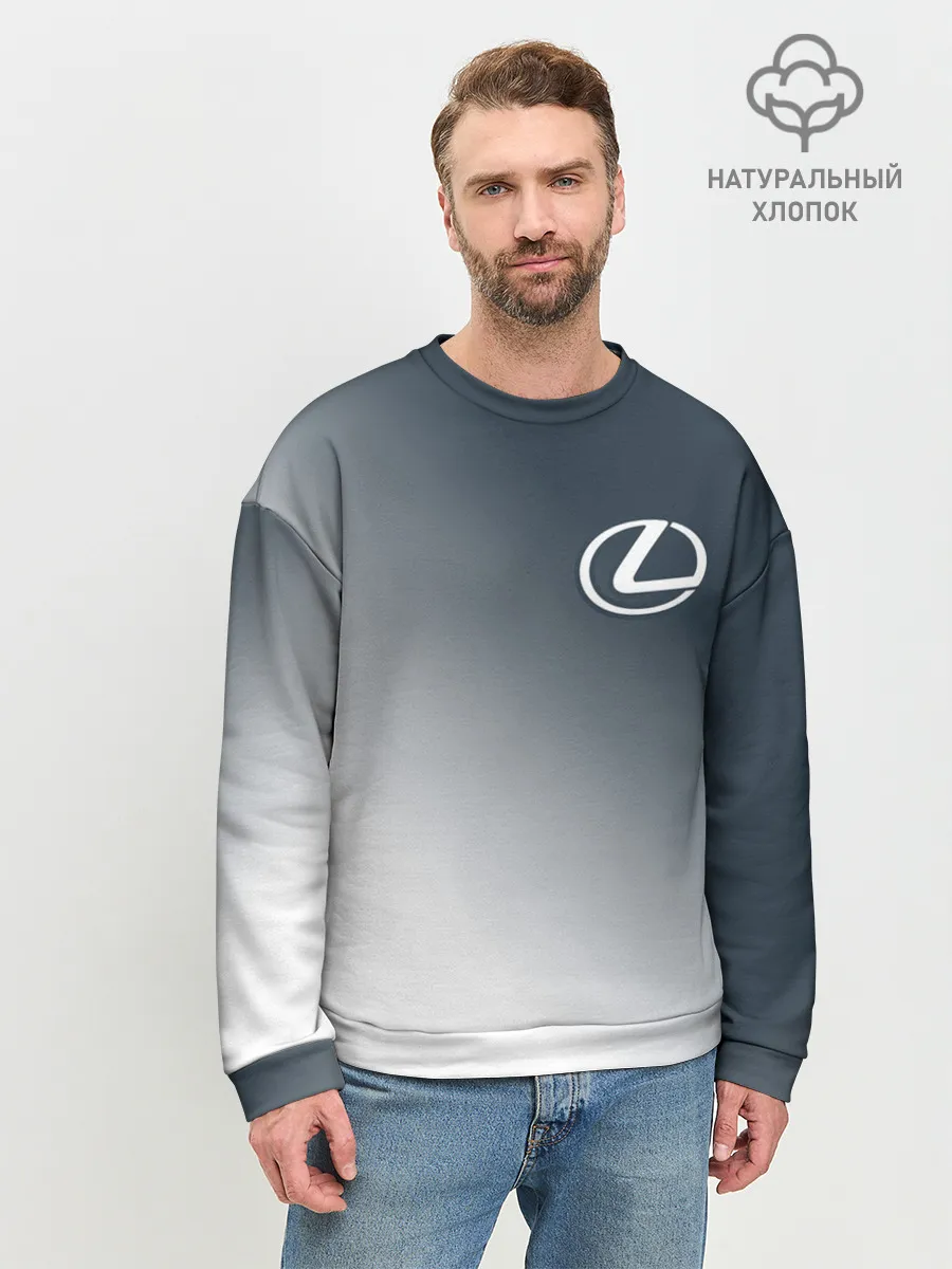 Мужской свитшот базовый / LEXUS / ЛЕКСУС