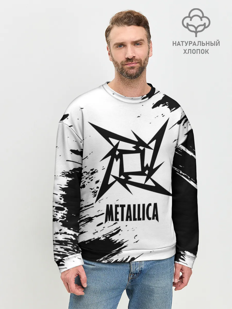 Мужской свитшот базовый / METALLICA / МЕТАЛЛИКА