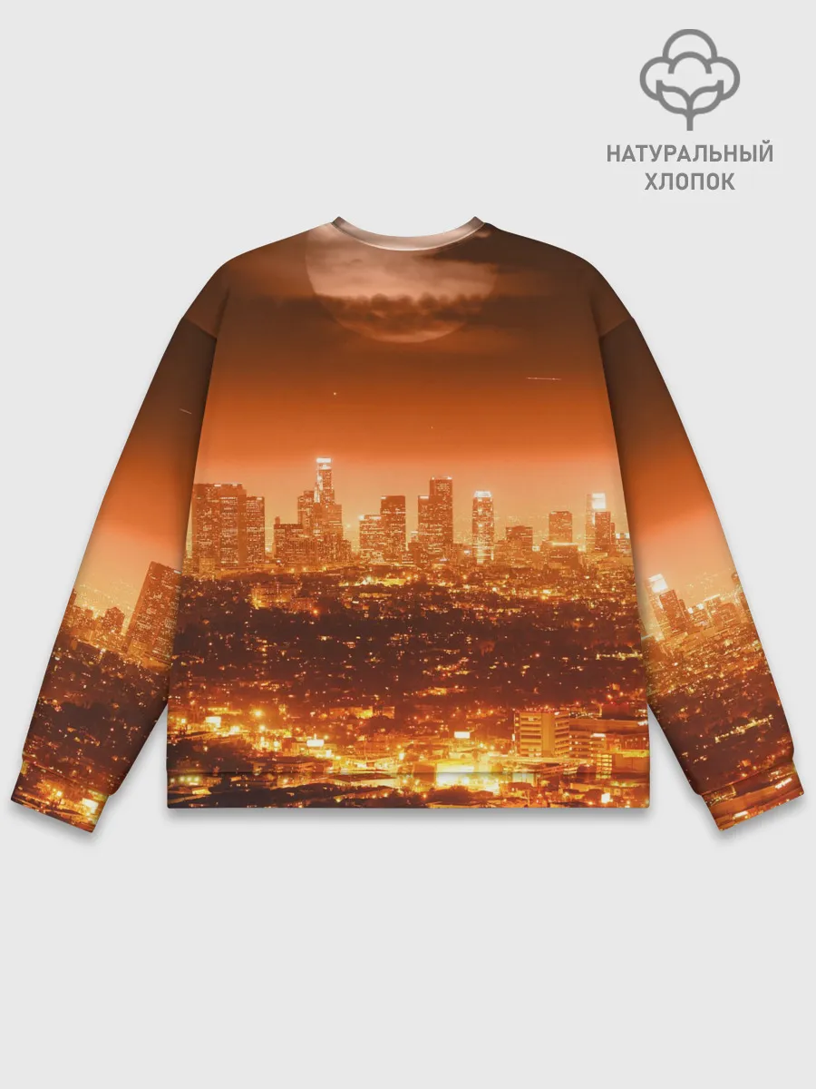 Мужской свитшот базовый / ночной город