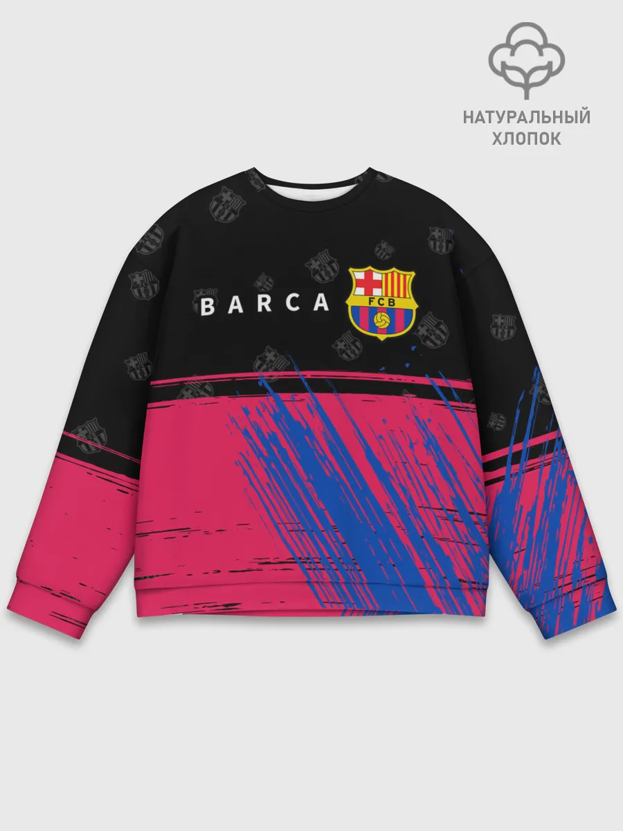 Мужской свитшот базовый / BARCELONA / БАРСЕЛОНА