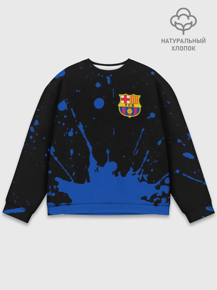 Мужской свитшот базовый / BARCELONA / БАРСЕЛОНА