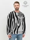 Мужской свитшот базовый / Zebra