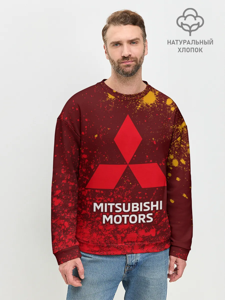 Мужской свитшот базовый / MITSUBISHI / МИТСУБИСИ