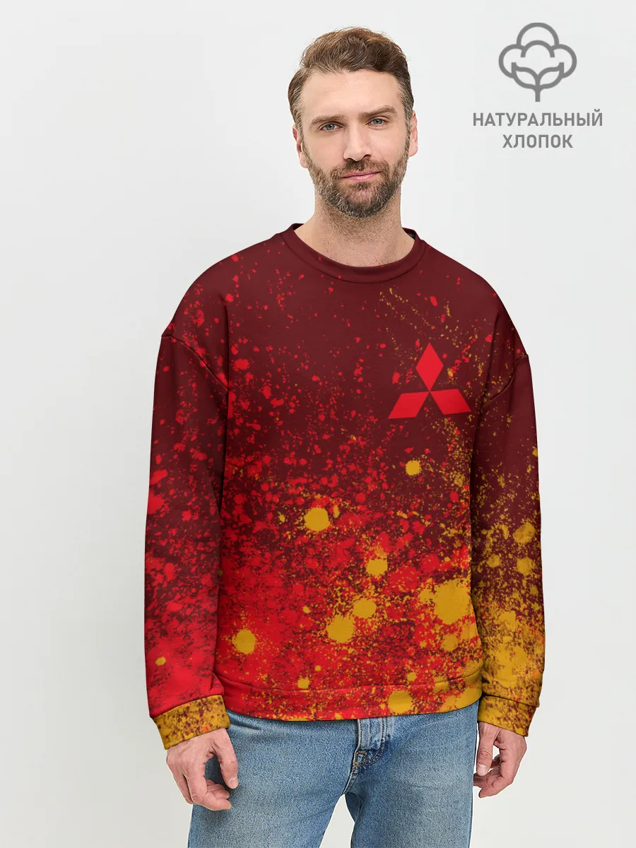 Мужской свитшот базовый / MITSUBISHI / МИТСУБИСИ