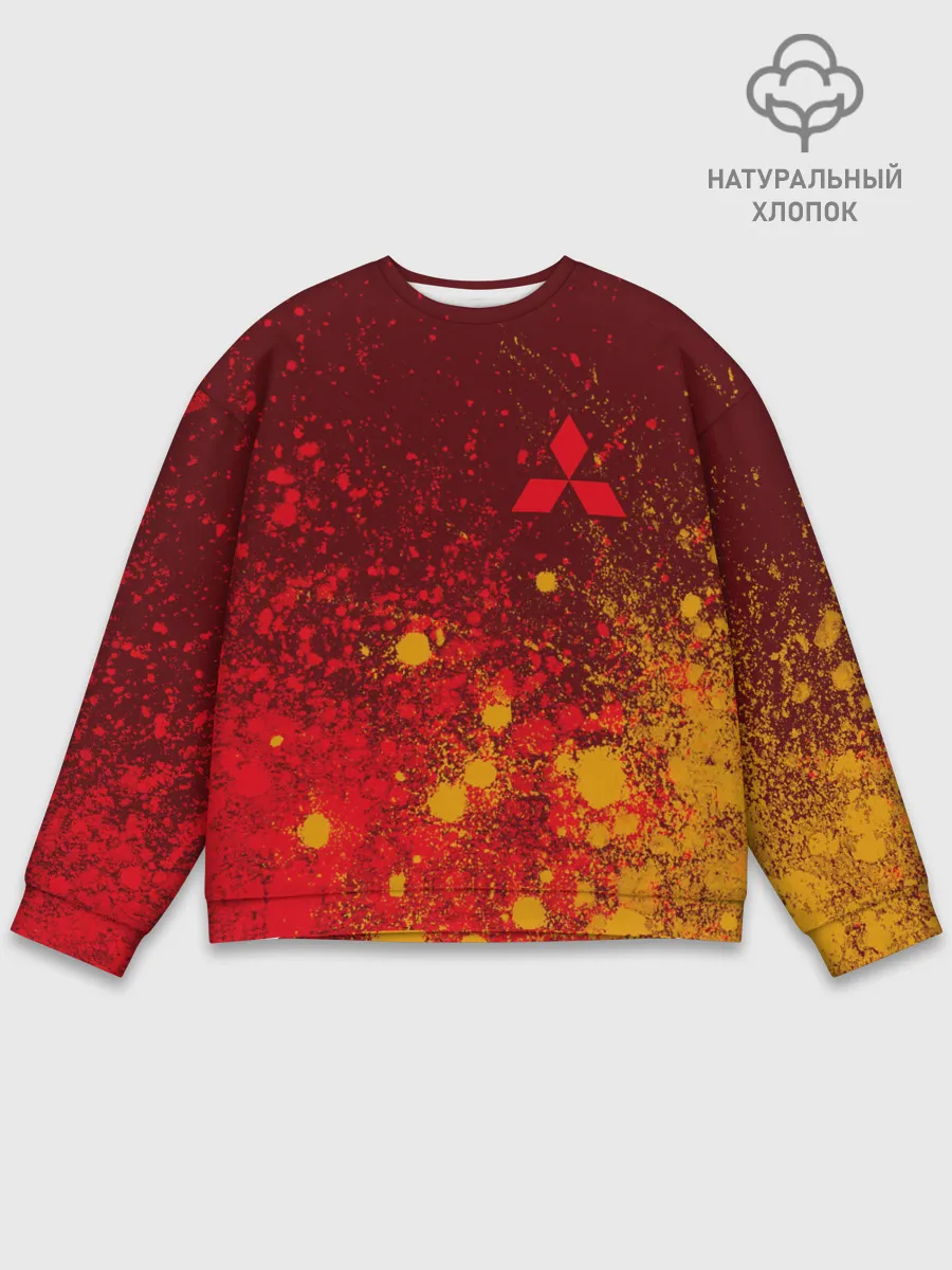 Мужской свитшот базовый / MITSUBISHI / МИТСУБИСИ