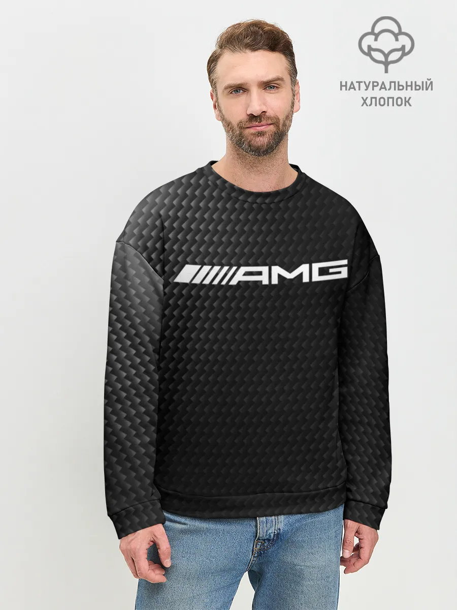 Мужской свитшот базовый / MERCEDES / МЕРСЕДЕС