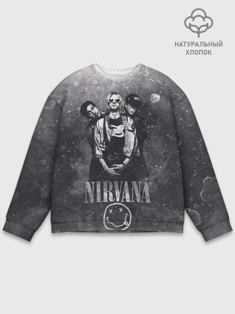 Мужской свитшот базовый / Nirvana