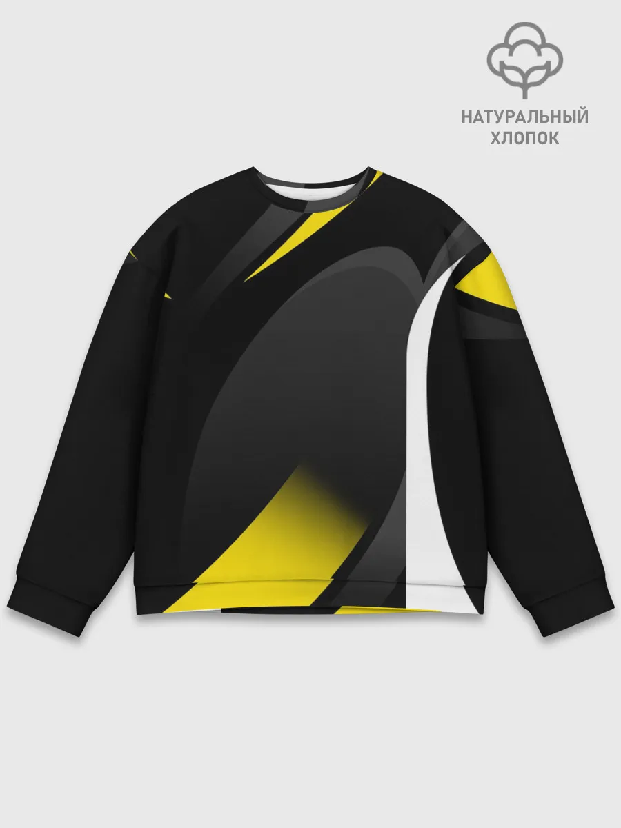 Мужской свитшот базовый / SPORT WEAR YELLOW