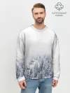 Мужской свитшот базовый / зимний лес