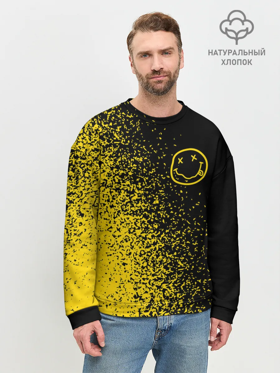 Мужской свитшот базовый / NIRVANA / НИРВАНА