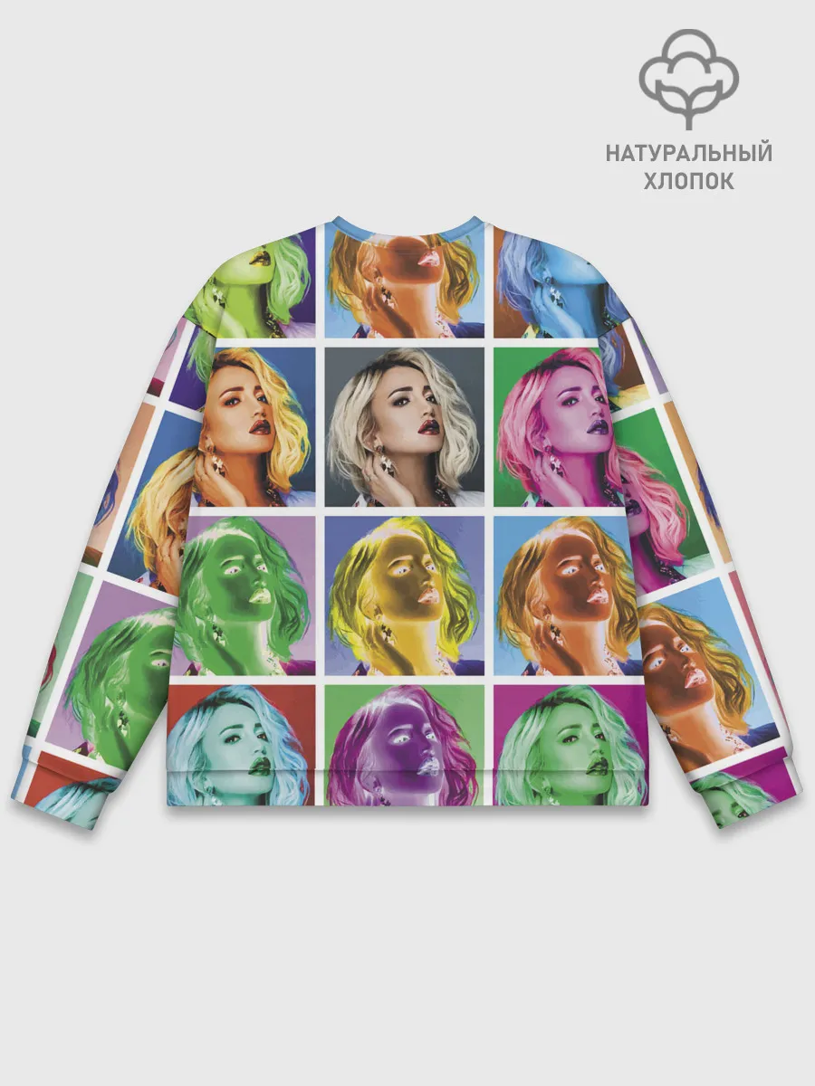 Мужской свитшот базовый / Buzova pop-art