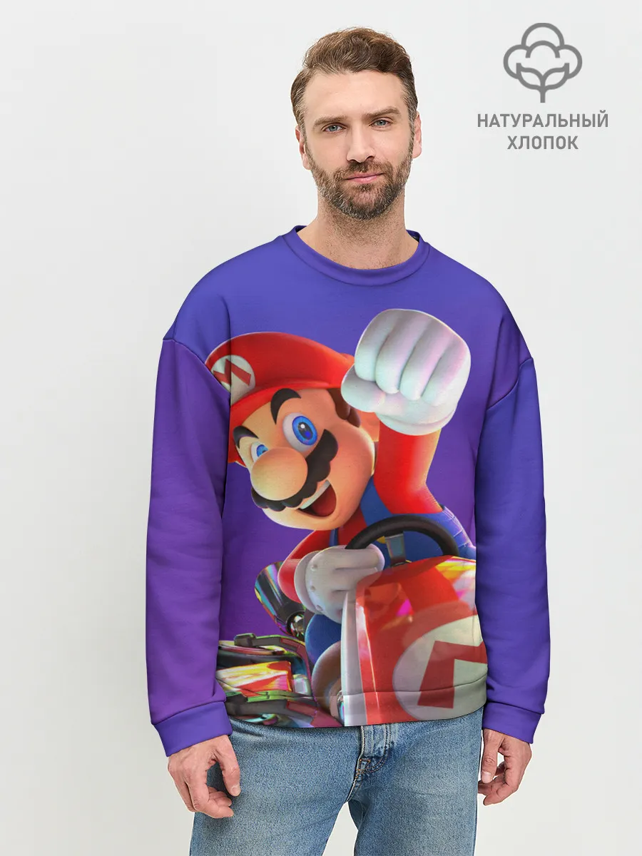 Мужской свитшот базовый / Mario 3D