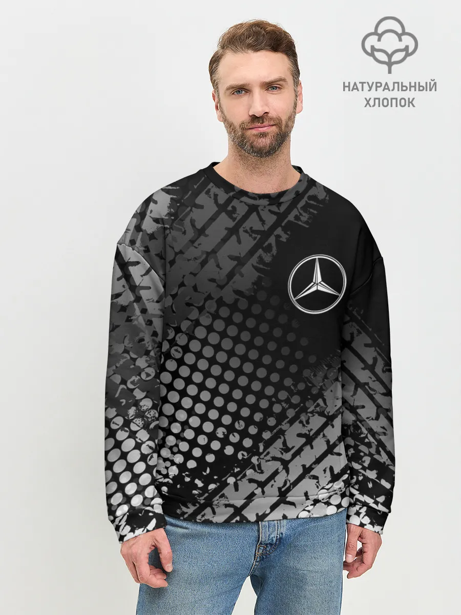 Мужской свитшот базовый / Mercedes-Benz