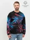 Мужской свитшот базовый / Праздничный фейерверк