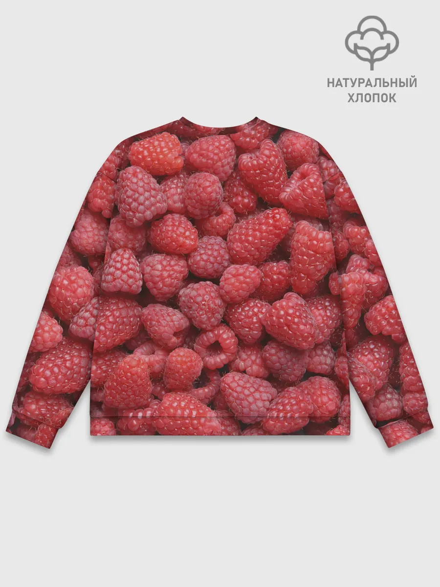 Мужской свитшот базовый / Малина.