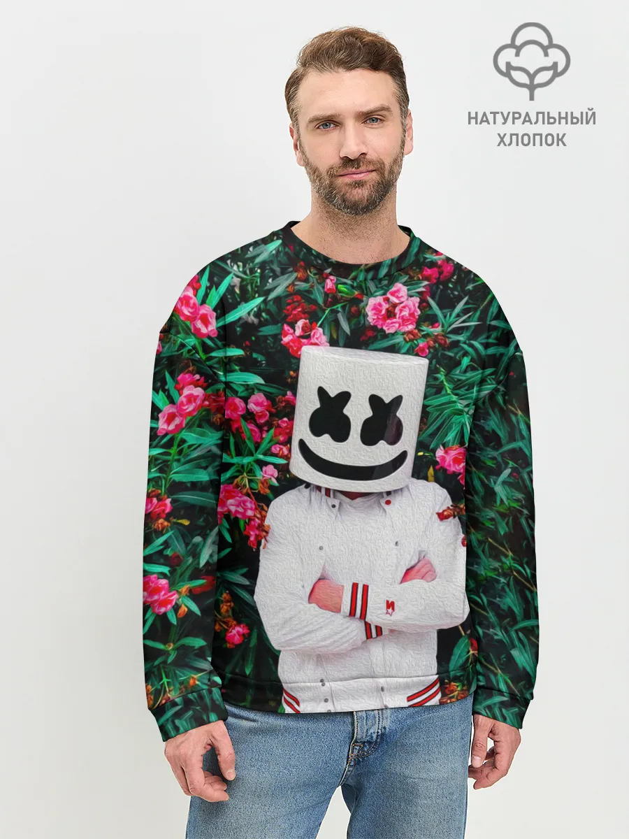 Мужской свитшот базовый / MARSHMELLO ROSES