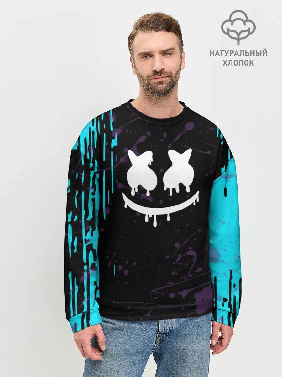 Мужской свитшот базовый / FORTNITE MARSHMELLO.