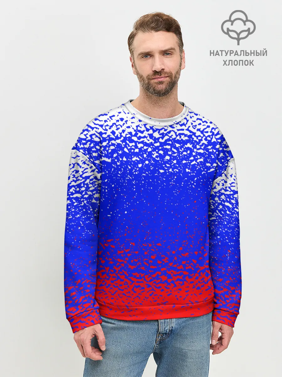 Мужской свитшот базовый / Текстура.