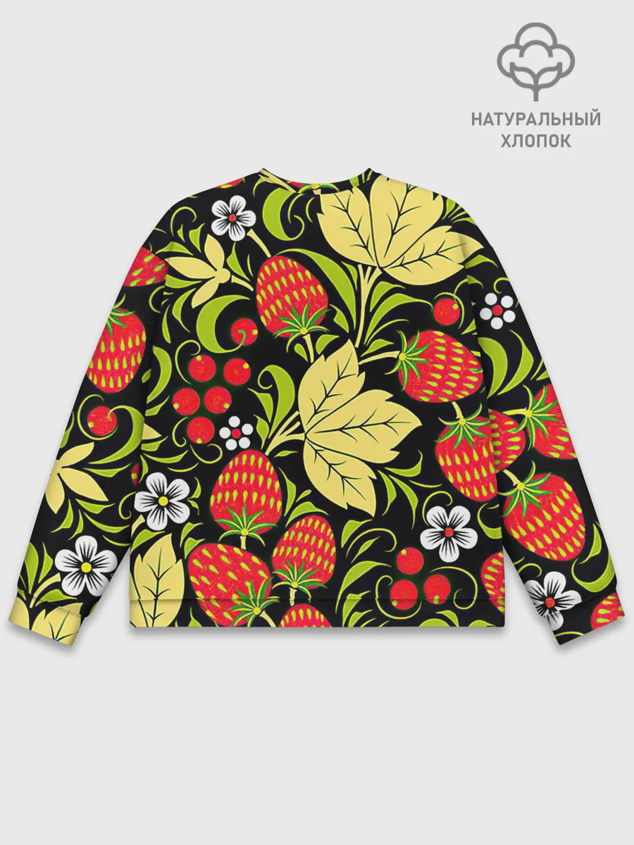 Мужской свитшот базовый / Хохлома