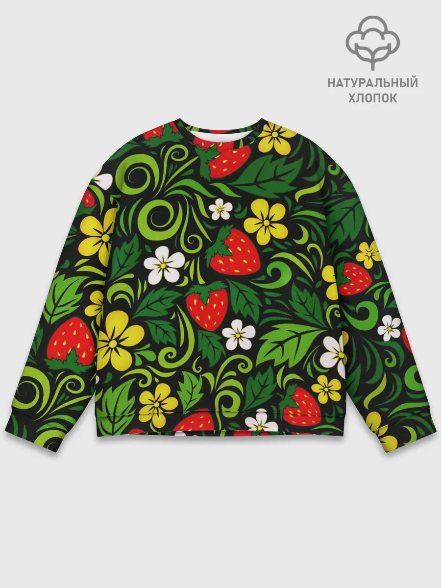 Мужской свитшот базовый / Хохлома