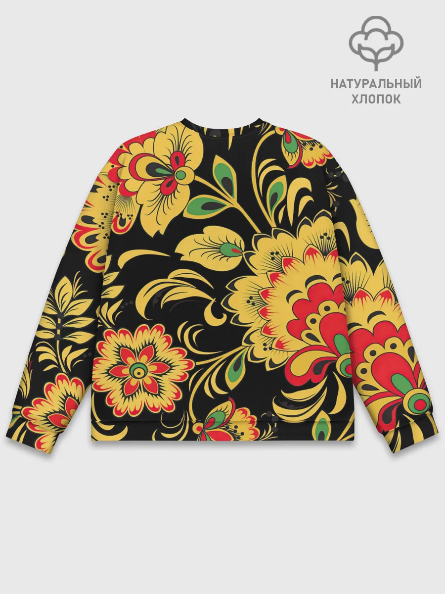 Мужской свитшот базовый / Хохлома