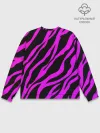 Мужской свитшот базовый / Неоновая зебра