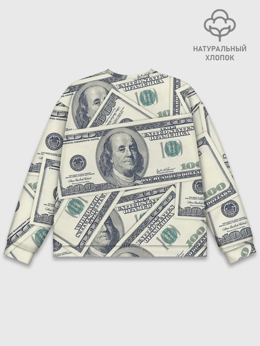 Мужской свитшот базовый / Доллары
