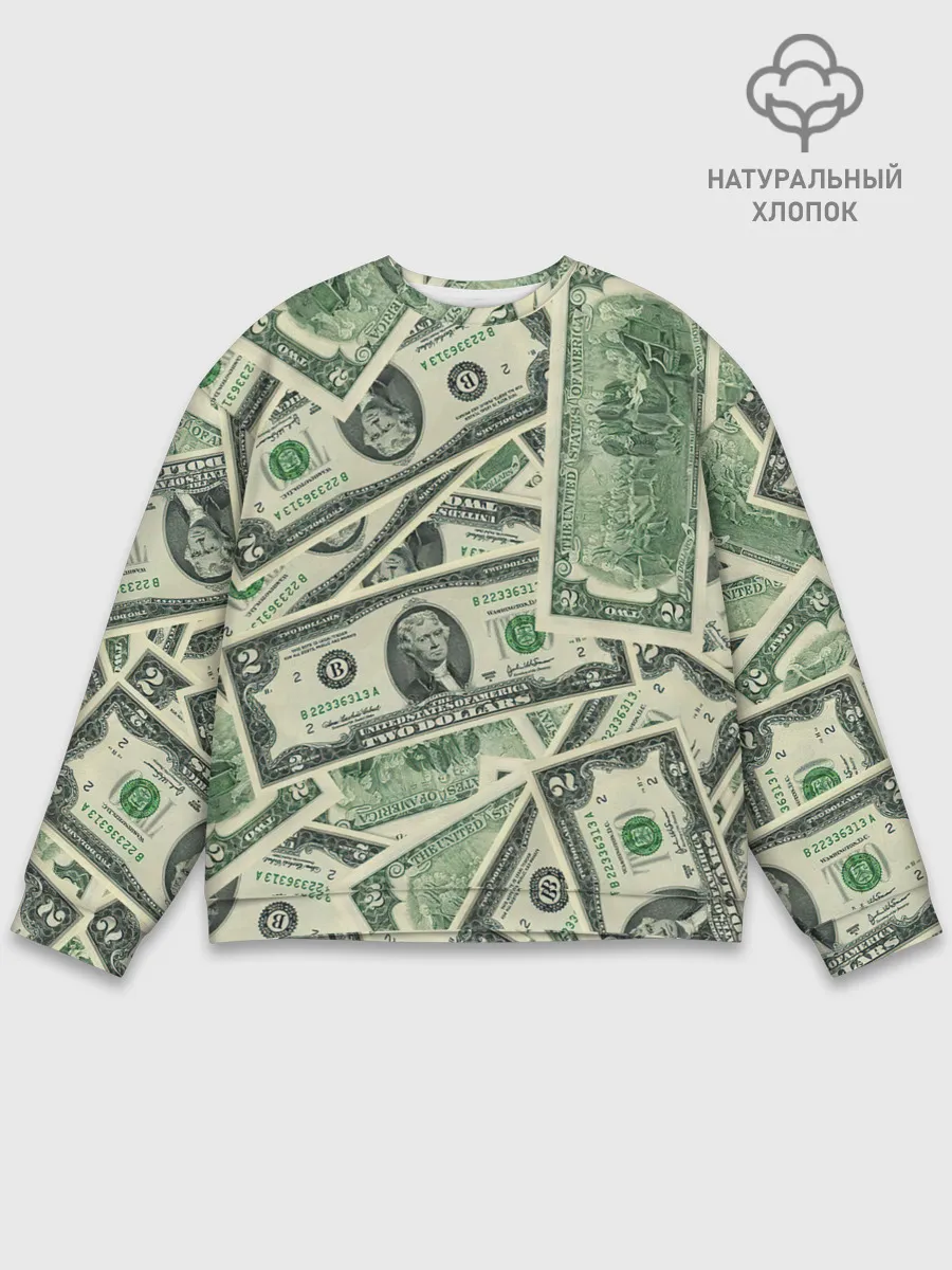 Мужской свитшот базовый / Доллар