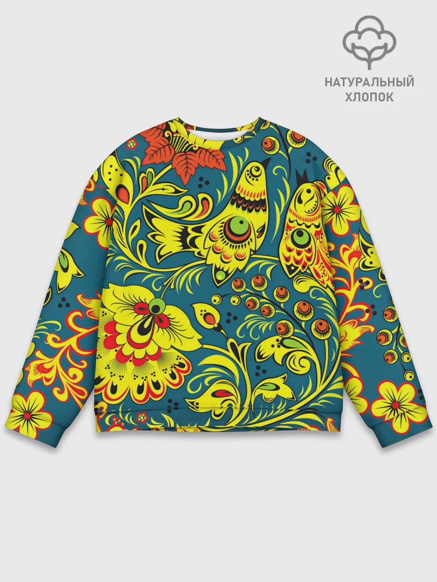Мужской свитшот базовый / Хохлома