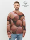 Мужской свитшот базовый / Персики.