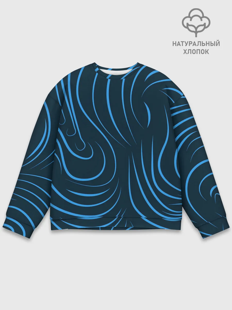 Мужской свитшот базовый / Текстура.