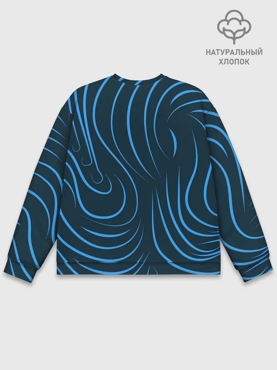 Мужской свитшот базовый / Текстура.