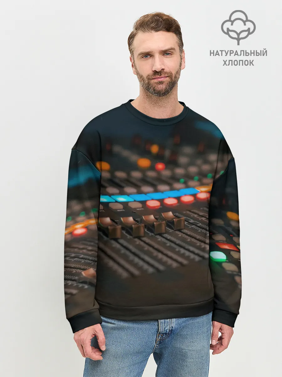 Мужской свитшот базовый / МУЗЫКА