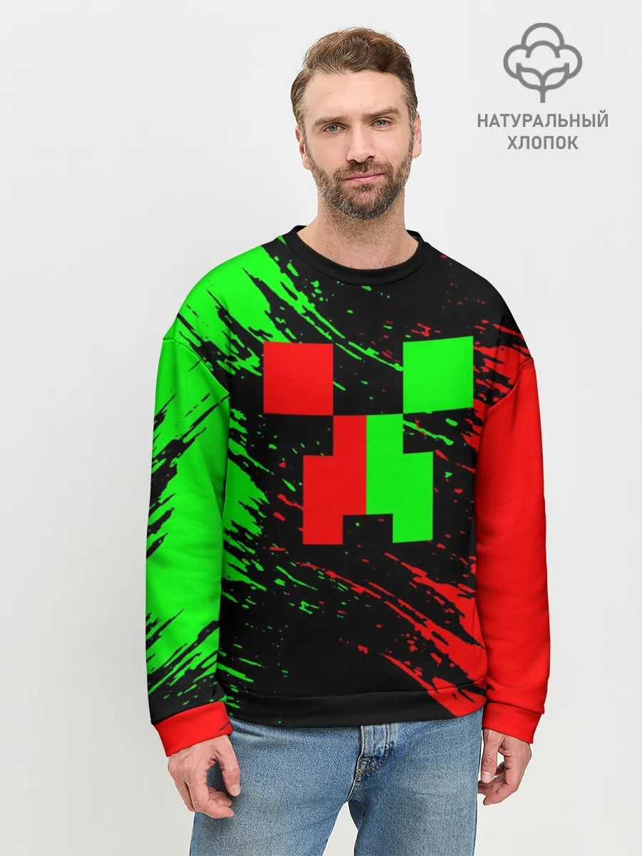 Мужской свитшот базовый / MINECRAFT