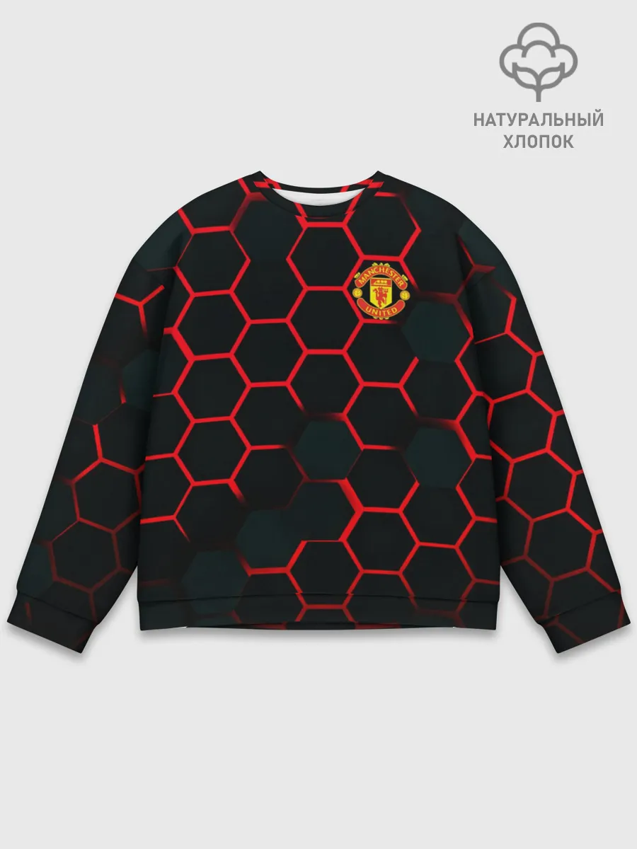 Мужской свитшот базовый / Манчестер Юнайтед