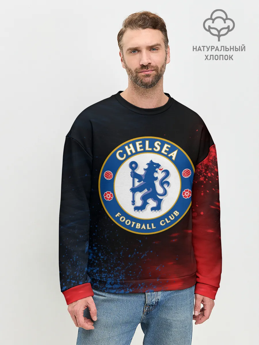 Мужской свитшот базовый / CHELSEA F.C. / ЧЕЛСИ
