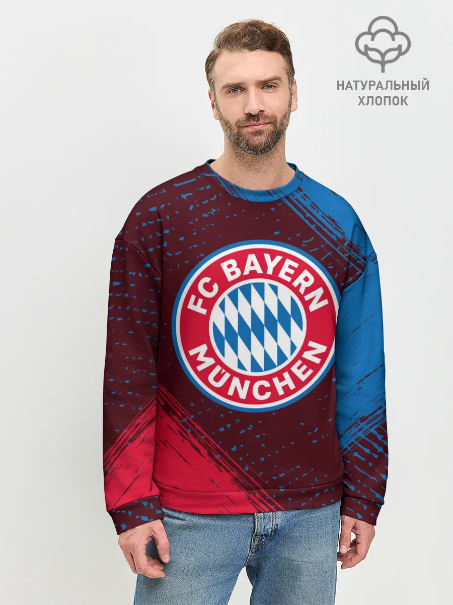 Мужской свитшот базовый / FC BAYERN / БАВАРИЯ