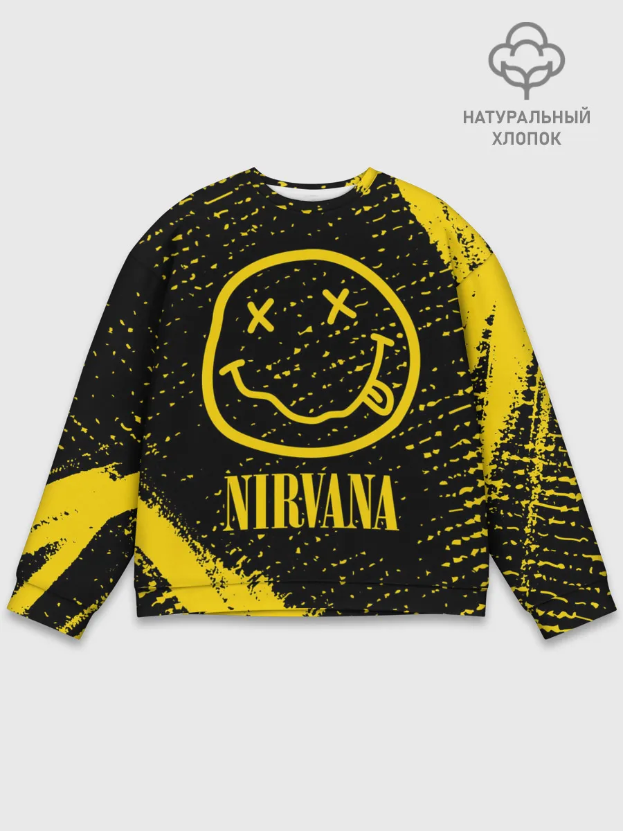 Мужской свитшот базовый / NIRVANA / НИРВАНА