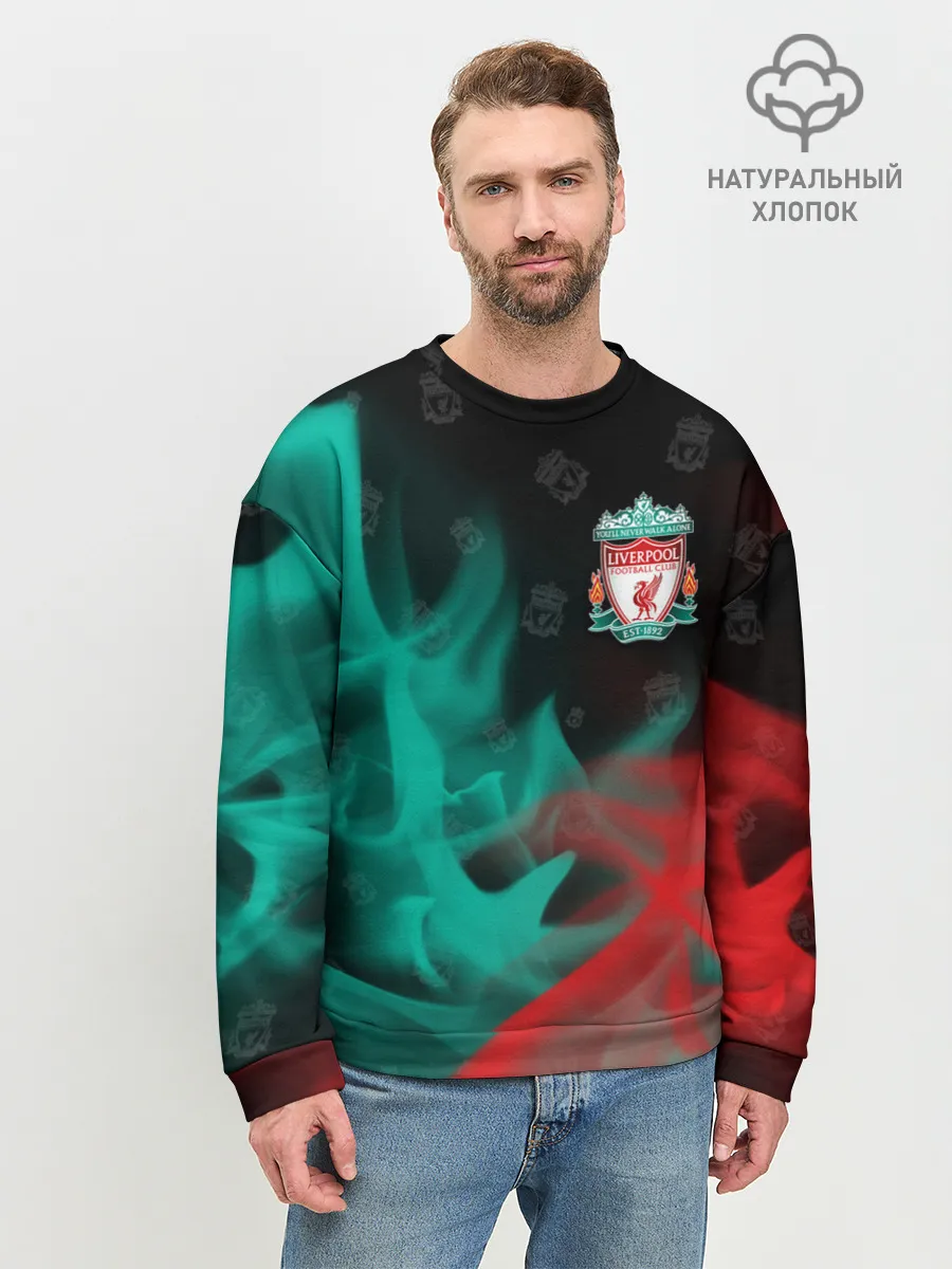 Мужской свитшот базовый / LIVERPOOL / Ливерпуль