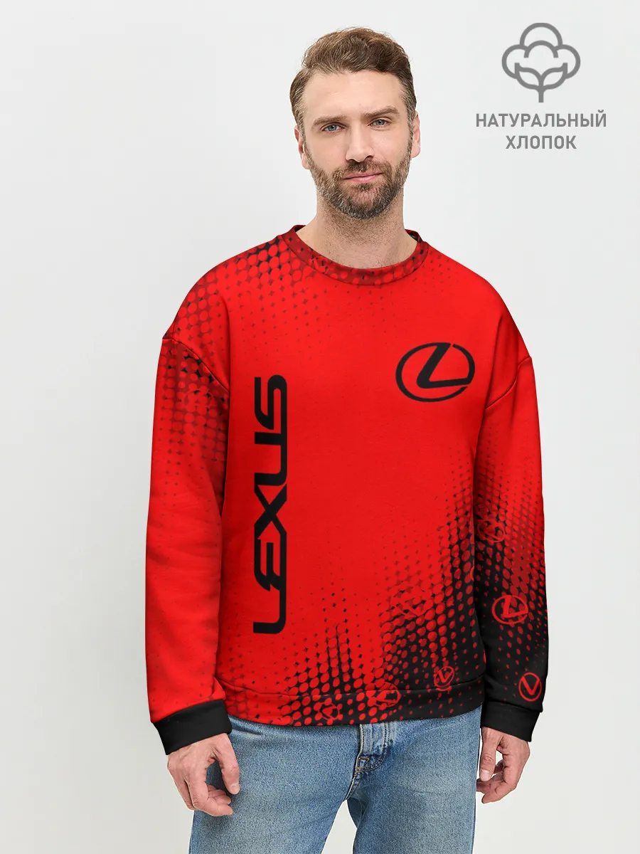 Мужской свитшот базовый / LEXUS / ЛЕКСУС
