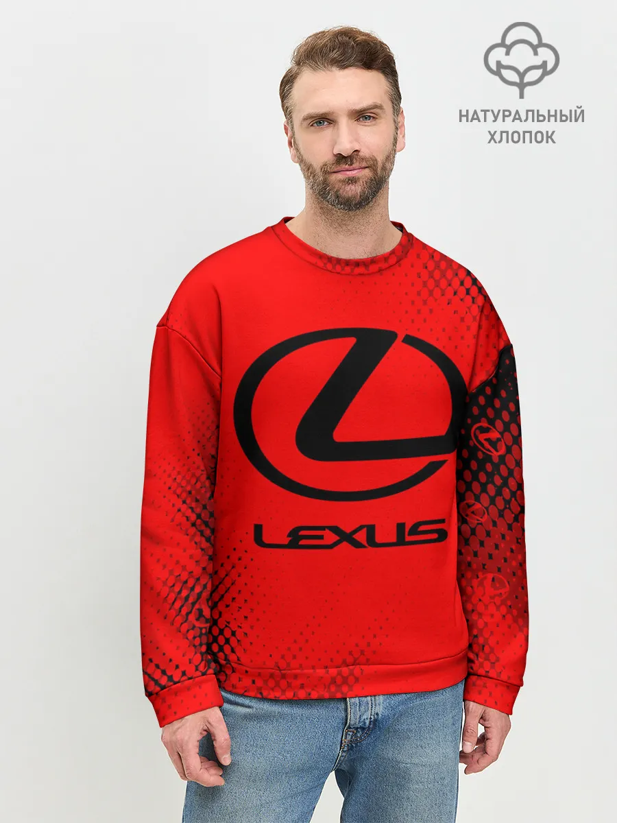 Мужской свитшот базовый / LEXUS / ЛЕКСУС