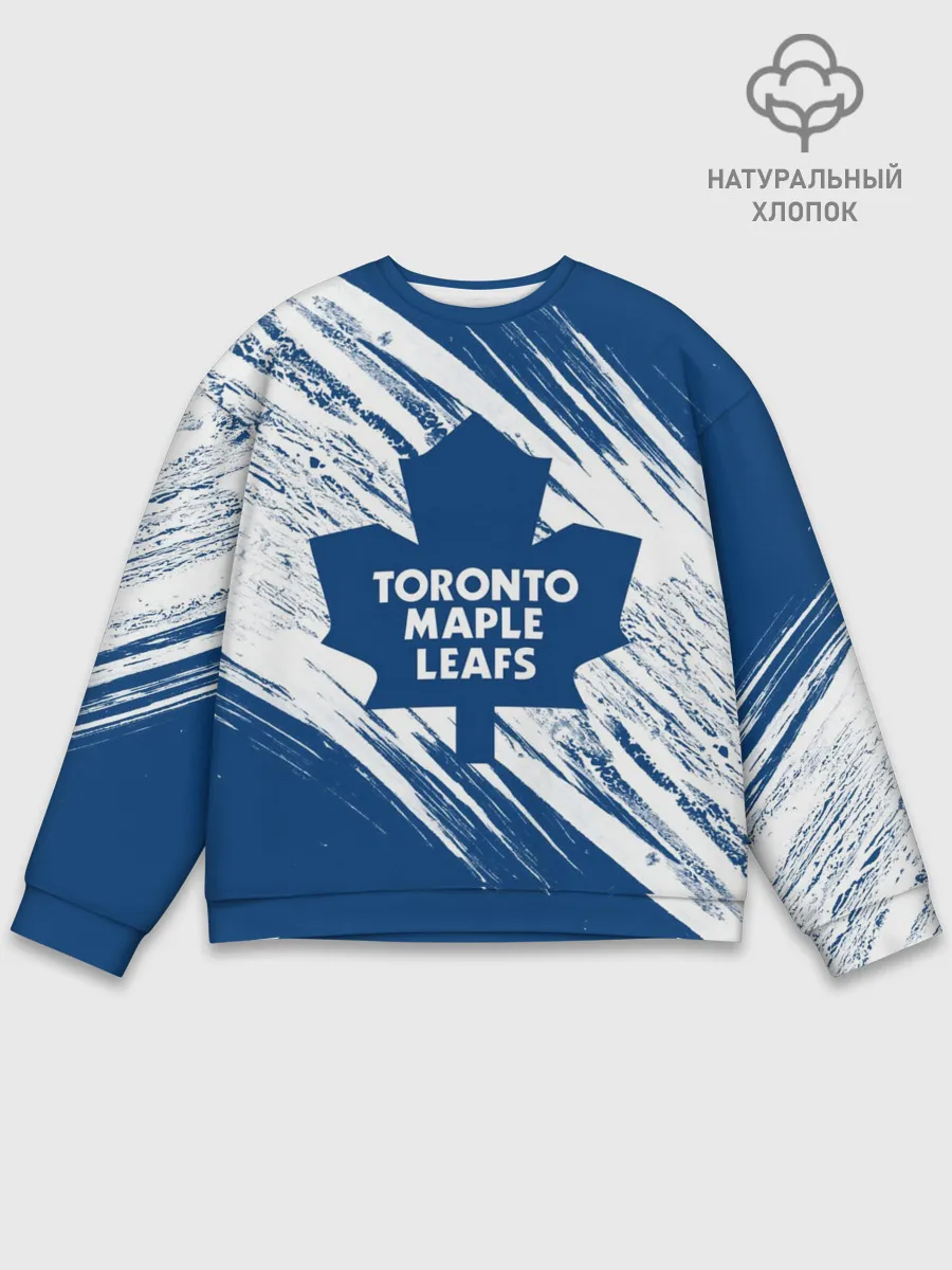 Мужской свитшот базовый / Toronto Maple Leafs,