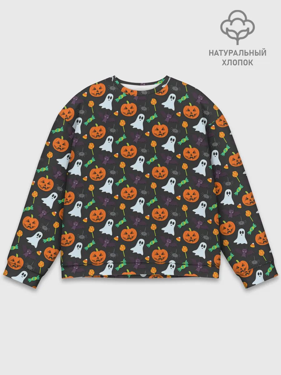 Мужской свитшот базовый / Праздничный хэллоуин