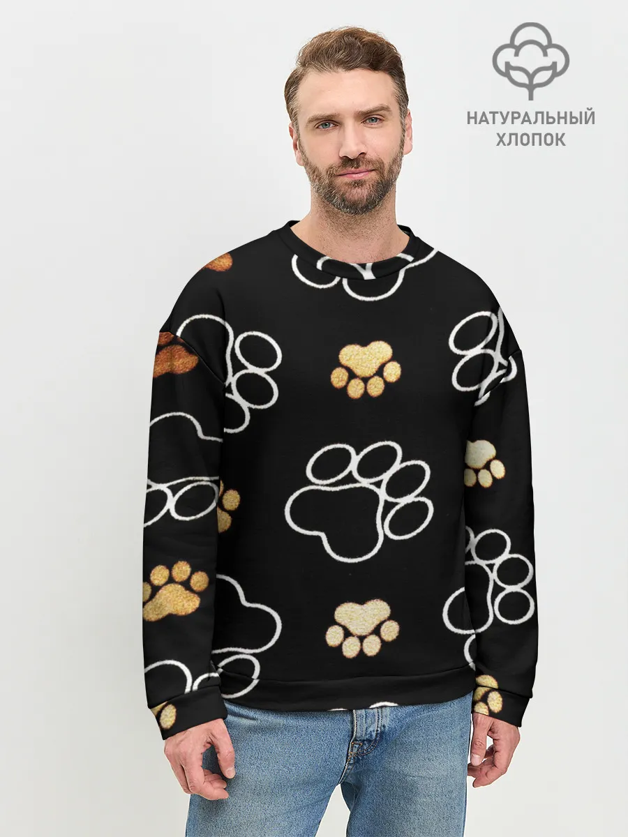 Мужской свитшот базовый / Лапки