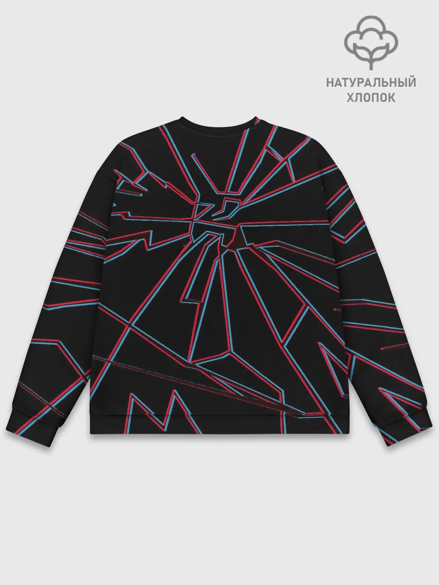 Мужской свитшот базовый / ЧЕРНОЕ ЗЕРКАЛО